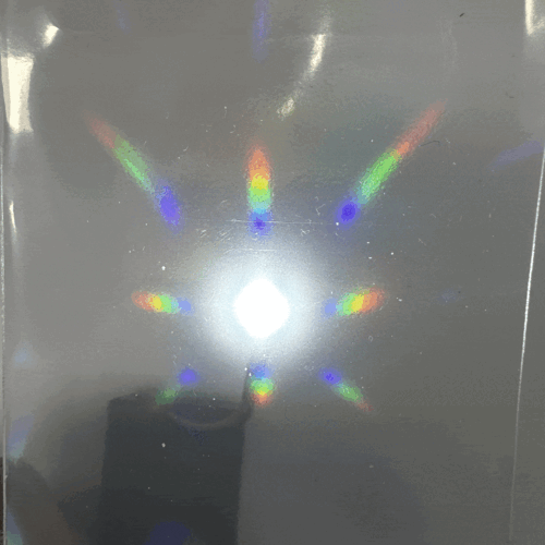 가시광선 분광실험 부품